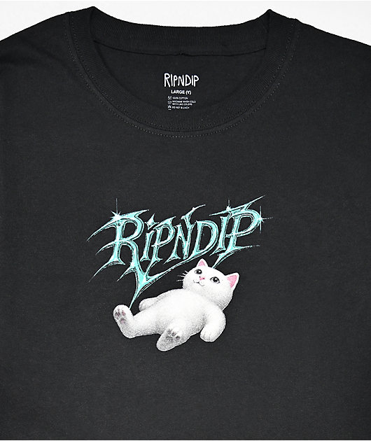 RIPNDIP Kids Space Vision Black T-Shirt