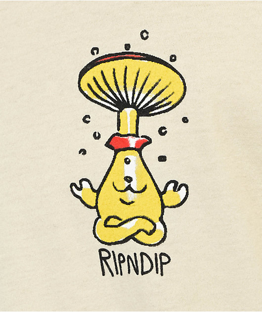 RIPNDIP Know Ur Shrooms Natural T-Shirt