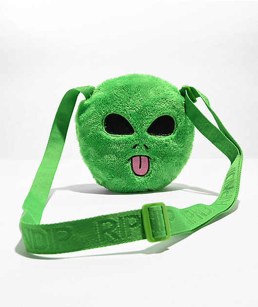 RIPNDIP Lord Alien Green Sherpa Crossbody Zumiez