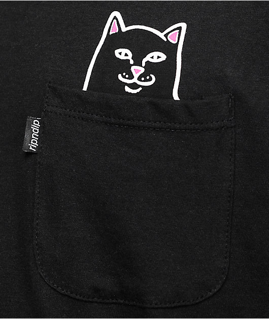RIPNDIP Lord Jermal Black Pocket T-Shirt
