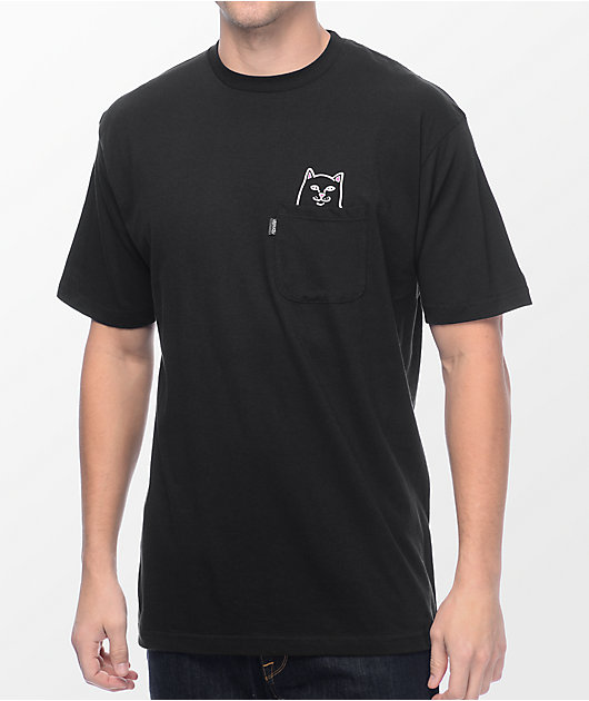 RIPNDIP Lord Jermal Black Pocket T-Shirt