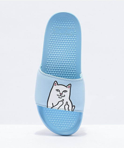 RIPNDIP Lord Nermal Baby Blue Slide Sandals