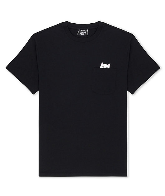 RIPNDIP Lord Nermal Black Pocket T-Shirt | Zumiez