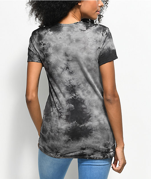RIPNDIP Lord Nermal Black Smoke Tie Dye Pocket T-Shirt