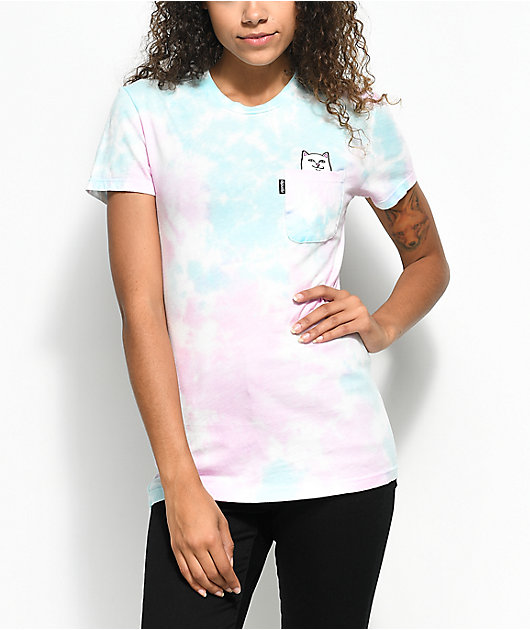 cotton candy tie dye shirt
