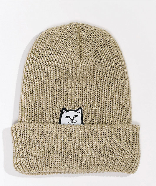 RIPNDIP Lord Nermal Cream Beanie