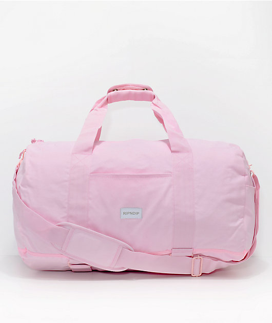 pink duffle