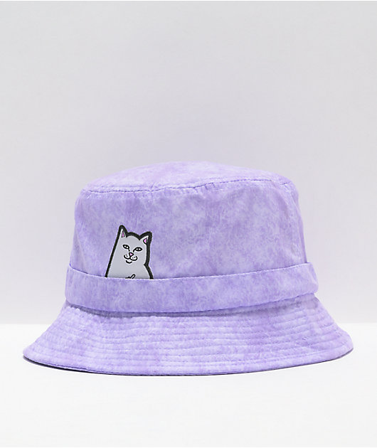 RIPNDIP Lord Nermal Purple Wash Bucket Hat