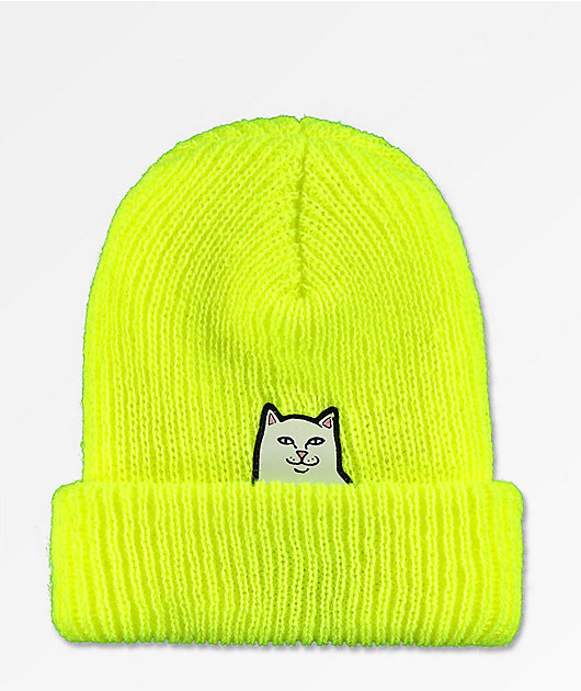 safety yellow beanie