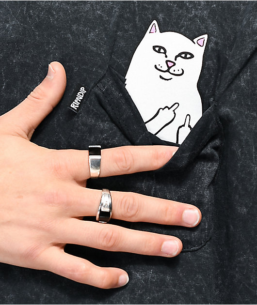 RIPNDIP Lord Nermal Tie Dye Pocket T-Shirt