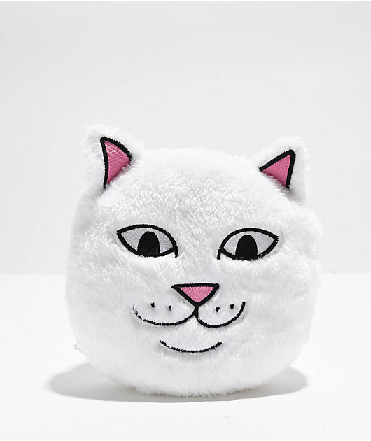 RIPNDIP Lord Nermal White Sherpa Crossbody Bag Zumiez