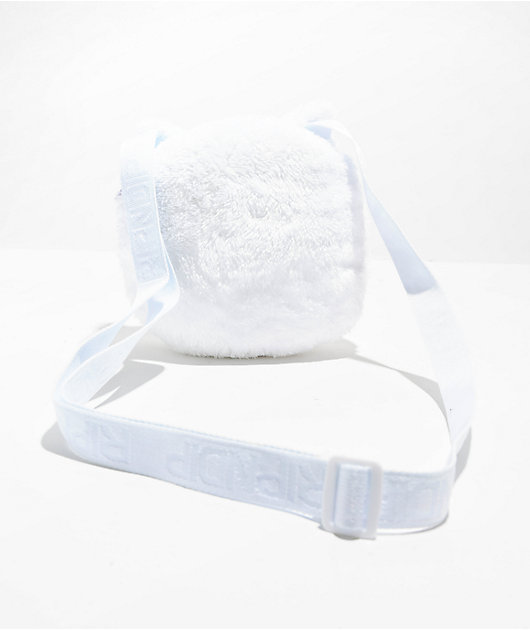 RIPNDIP Lord Nermal White Sherpa Crossbody Bag | Zumiez 