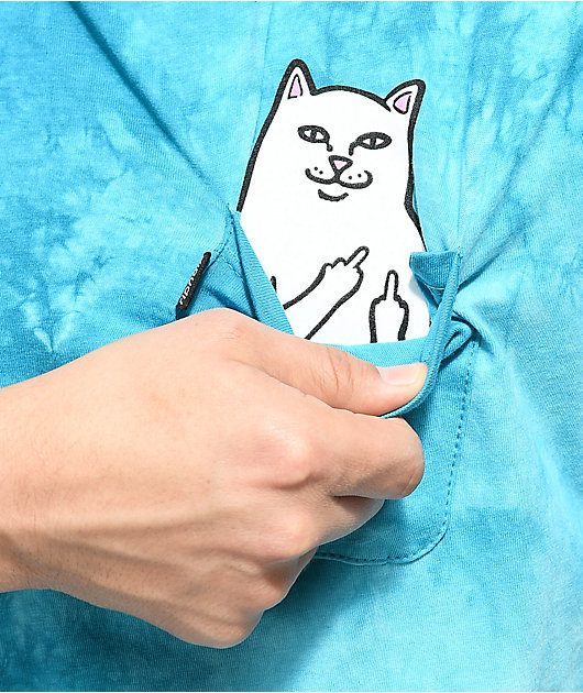 RIPNDIP Lord Nermal camiseta tie dye azul