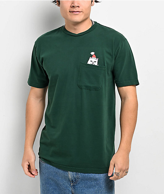 RIPNDIP Lord Santa Green Pocket T-Shirt