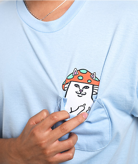 RIPNDIP Lord Shroomy Pocket Blue T-Shirt