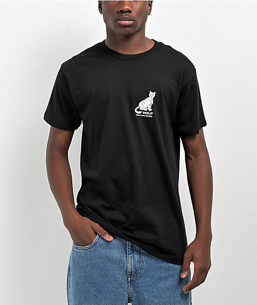 RIPNDIP Man I love Felines Black T-Shirt | Zumiez