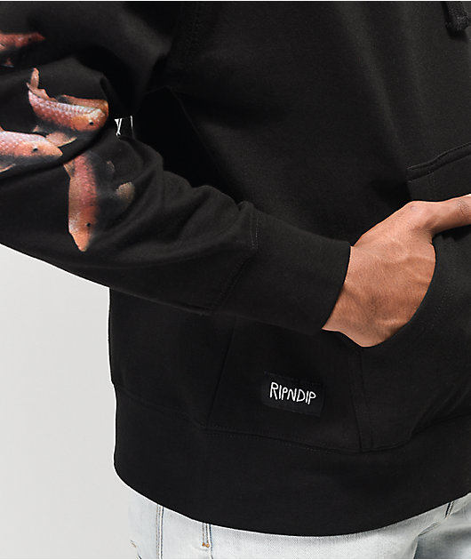ripndip mother fish baby black hoodie