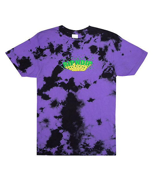 RIPNDIP Nebula Black \u0026 Purple Tie Dye T 