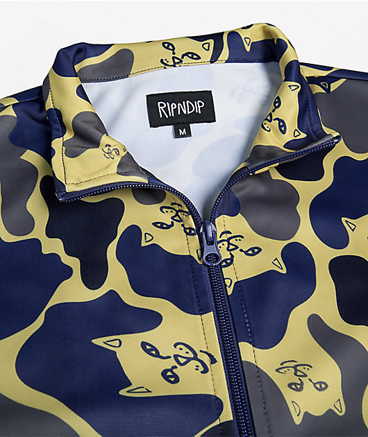 RIPNDIP Nerm Purple & Tan Camo Track Jacket