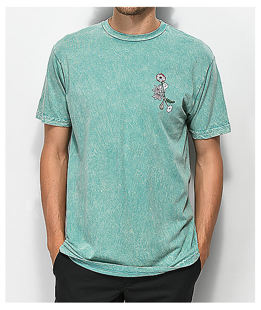RIPNDIP Nermal Flowers Sage Vintage Wash T-Shirt