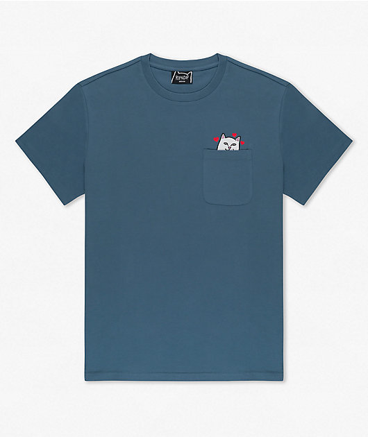 RIPNDIP Nermal Loves Slate Pocket T-Shirt