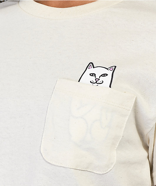 RIPNDIP Nermal Tan Camiseta corta con bolsillo