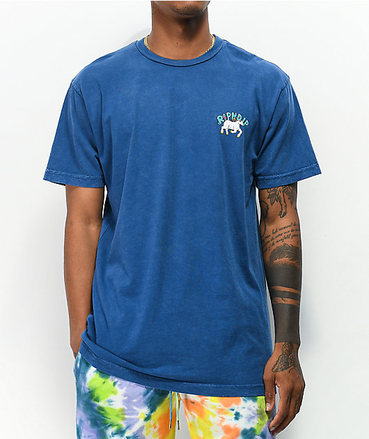 RIPNDIP Nermland Blue Mineral Wash T-Shirt