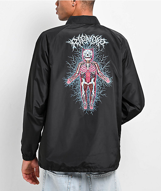 RIPNDIP Nervous System Black Coaches Jacket | Zumiez