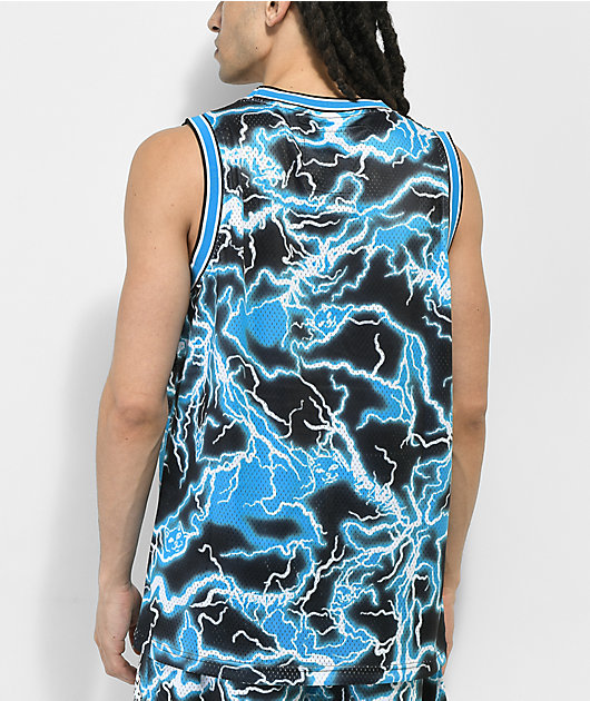 RIPNDIP Nikola Black & Blue Basketball Jersey | Zumiez