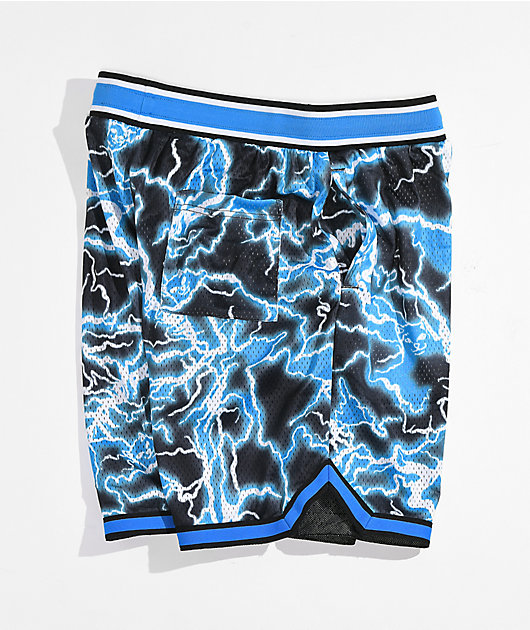 RIPNDIP Nikola Shorts de baloncesto negros y azules