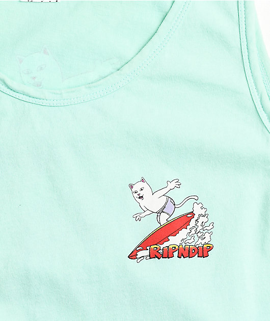 RIPNDIP Off My Wave Aqua Tank Top