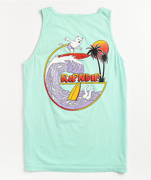 RIPNDIP Off My Wave Aqua Tank Top
