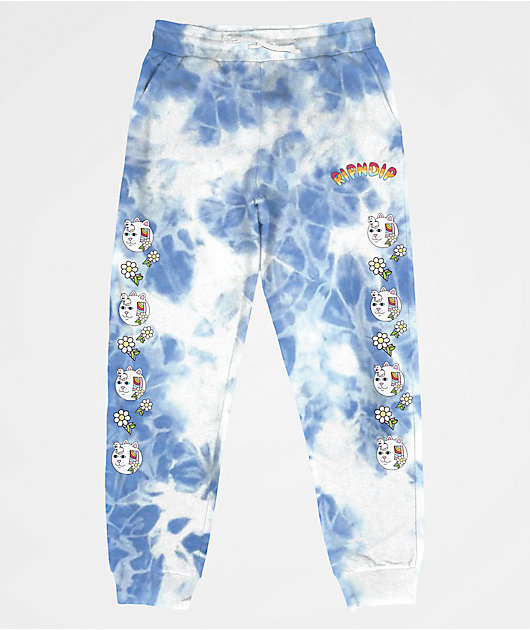 RIPNDIP Out Of The Box Blue Tie Dye Sweatpants