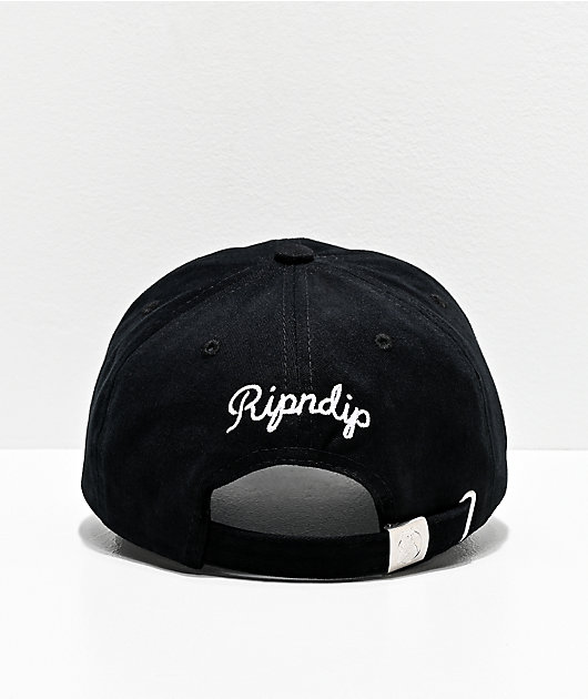 RIPNDIP Peek A Nermal 2.0 Black Strapback Hat