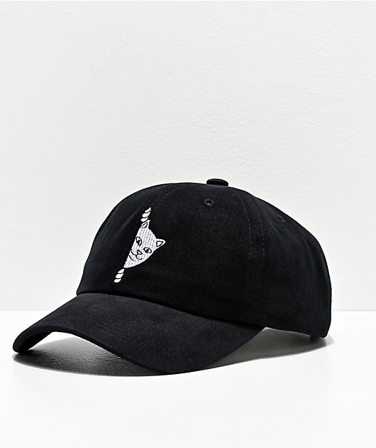 RIPNDIP Peek A Nermal 2.0 Black Strapback Hat