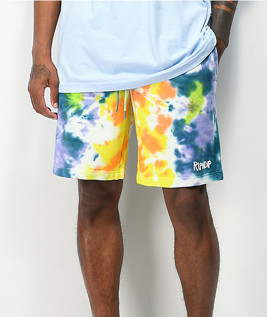 tie dye sweat short set