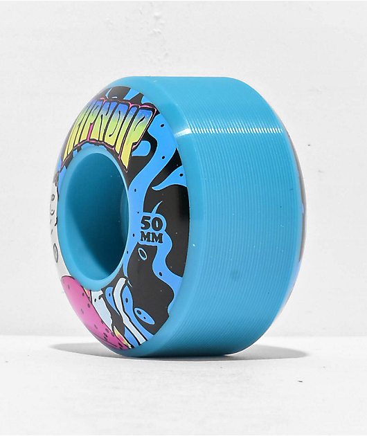 RIPNDIP Psychedelic 52mm Blue Skateboard Wheels