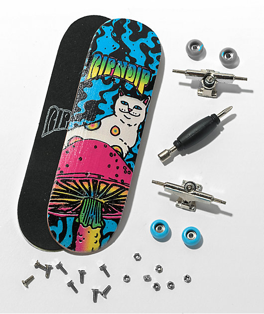 RIPNDIP Psychedelic Mini Skateboard
