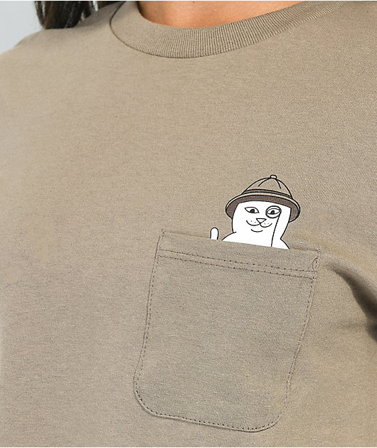 RIPNDIP Ranger Nerm Almond Crop Pocket T-Shirt