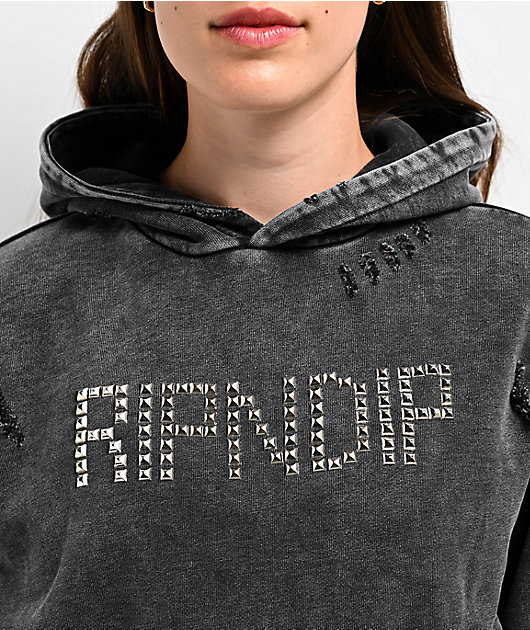 RIPNDIP Rockstar Black Wash Hoodie | Zumiez