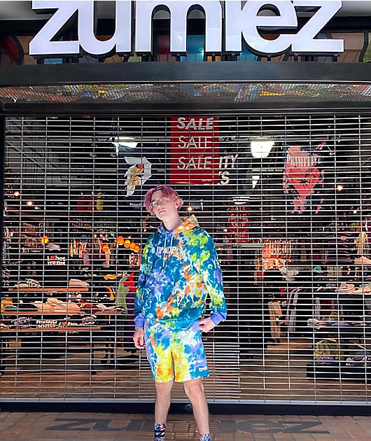 RIPNDIP Rubber Logo Tie Dye Hoodie