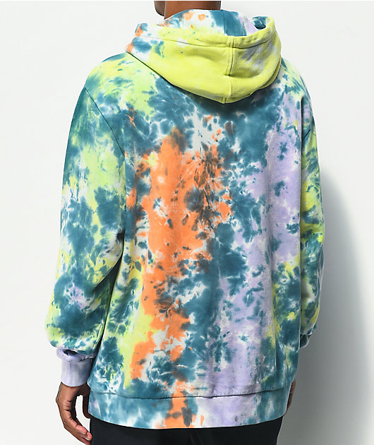 RIPNDIP Rubber Logo Tie Dye Hoodie