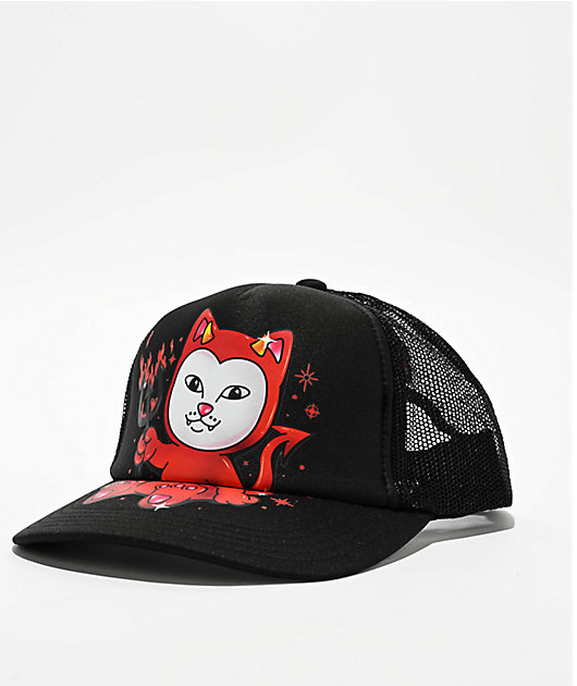 RIPNDIP Scary Cute Black Trucker Hat | Zumiez
