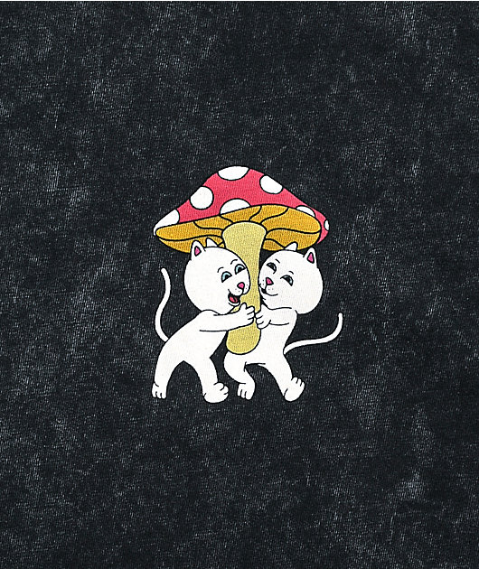 RIPNDIP Sharing Is Caring Black Wash T-Shirt