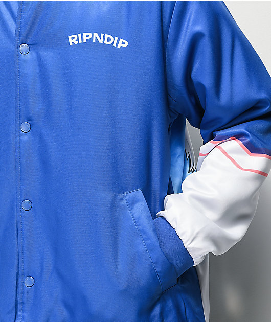 RIPNDIP Show Biz Blue Varsity Jacket