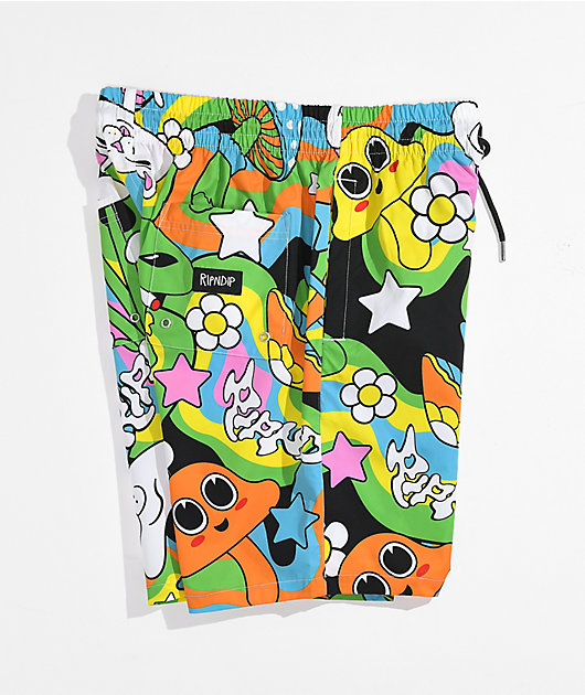 RIPNDIP Shroom Mania Multi Boardshorts