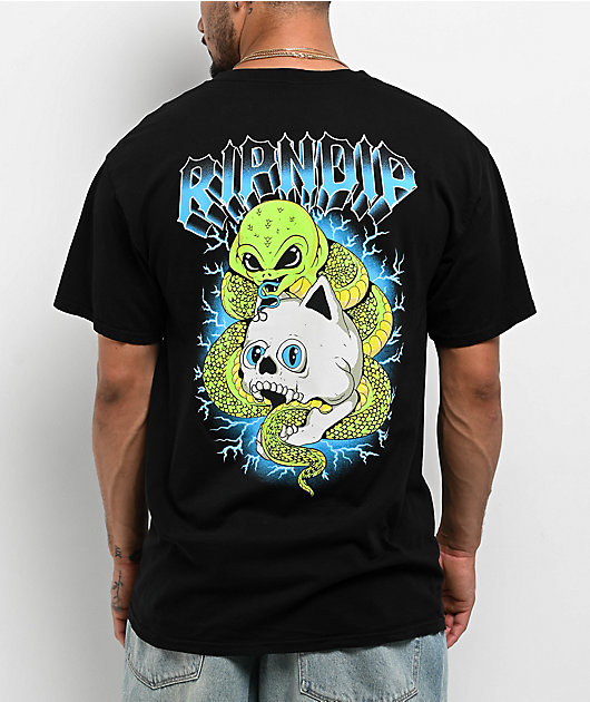 RIPNDIP Skull & Bones Black T-Shirt