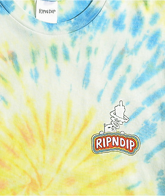 RIPNDIP Smokin Multi Tie Dye T-Shirt
