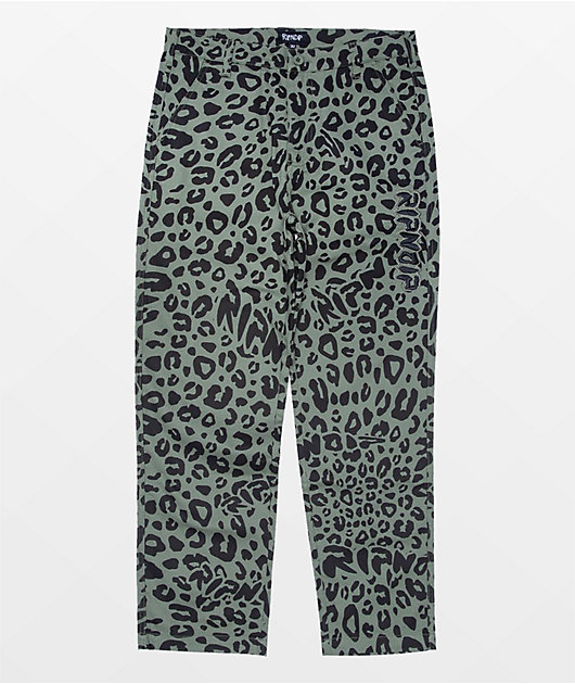 RIPNDIP Spotted Olive & Black Twill Chino Pants | Zumiez