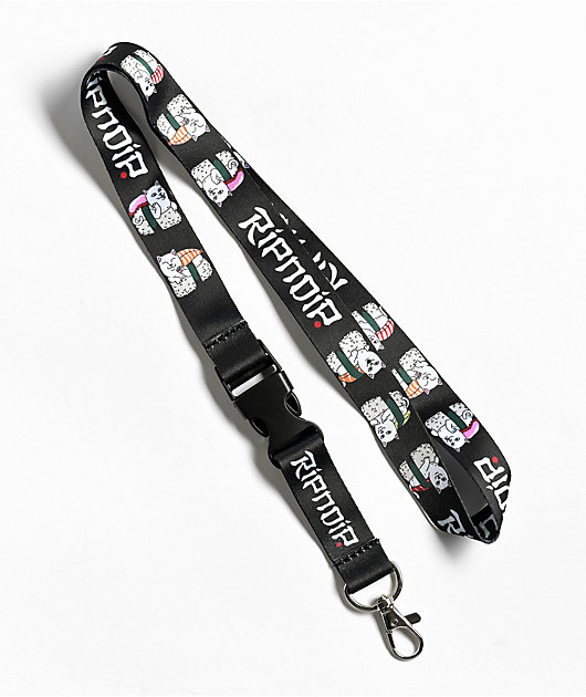 RIPNDIP Sushi Nerm Black Lanyard | Zumiez